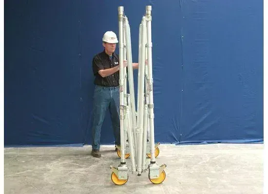 Folded scaffold base